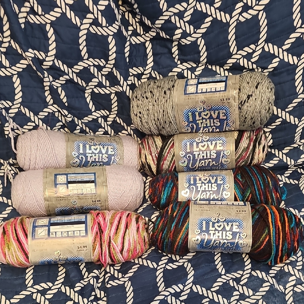 Colorful Yarn Bundle Of I Love This Yarn
